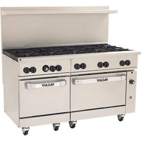 VULCAN RESTAURANT EQUIPMENT Vulcan 60SS-10BN, Endurance Range, 2 Standard Ovens, Natural Gas, S/S, 10 Burners 60SS-10BN